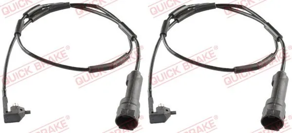 Warning Contact, brake pad wear